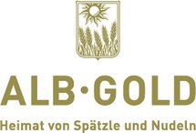 Logo 4C ALB-GOLD, gold auf hell