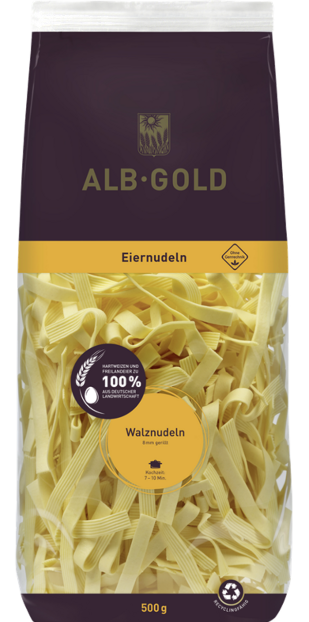 Walznudeln 8mm gerillt