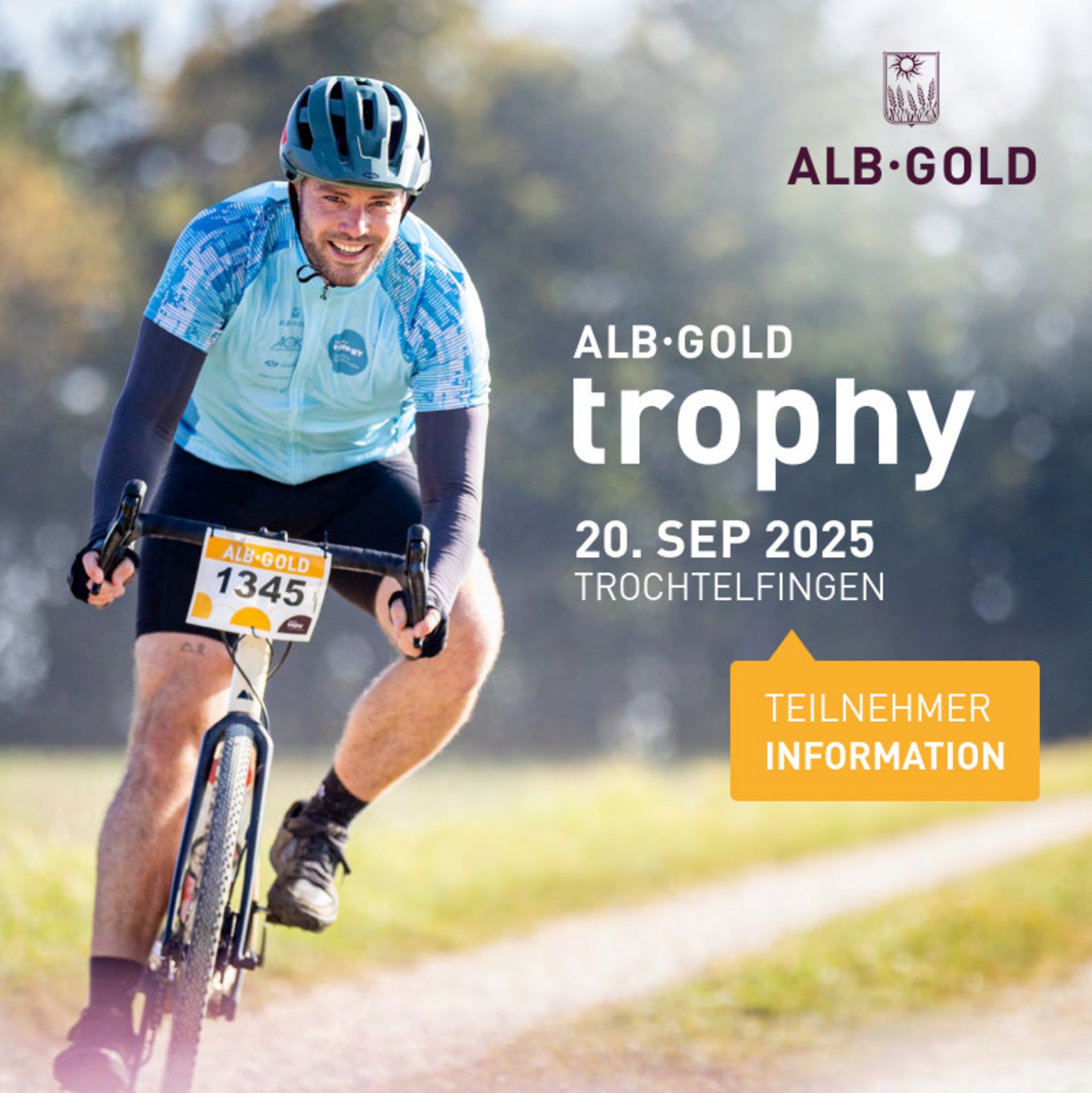Titelseite des Teilnehmerhefts ALB-GOLD Trophy 2025
